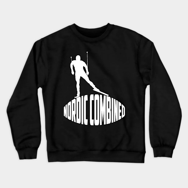 Ski Team Combination Combiner Nordic Combined Winter Crewneck Sweatshirt by dr3shirts